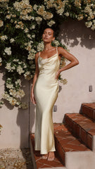 Willow Maxi Dress Lemon