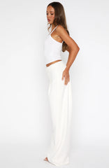 Its Now Or Never Pants White