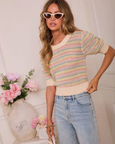 Soft Muse Knit Striped Sweater