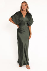 Ricki Maxi Dress Olive Green