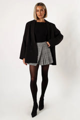 Natasha Mini Skort Black White