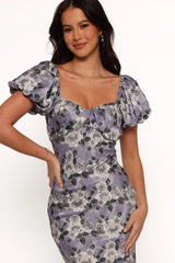Marjorie Midi Dress Lavender