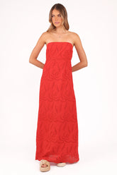 Annika Maxi Dress Red