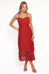 Winnie Maxi Dress Red