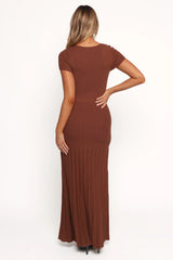 Freeman Maxi Dress Brown