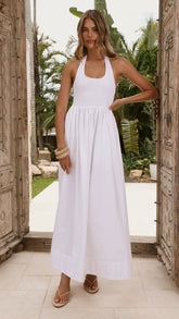 Keanie Maxi Dress White