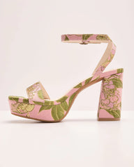 Petalina Floral Platform Heels