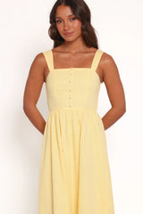 Caty Maxi Dress Yellow
