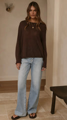 Lakoa Knit Top Chocolate
