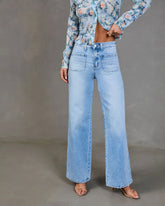 Serenna Super Stretch Wide Leg Jeans