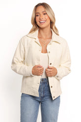 Sandy Boucle Jacket White