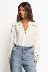 Hani Blouse White