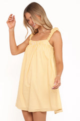 Helia Mini Dress Mango Stripe