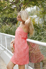 Emelie Mini Dress Coral