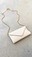 Carmen Envelope Cross Body Bag Cream