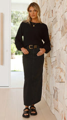 Carmel Knit Black