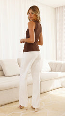 Edie Top Chocolate