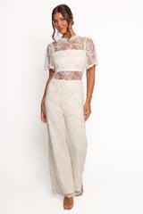 Zina Jumpsuit Ivory