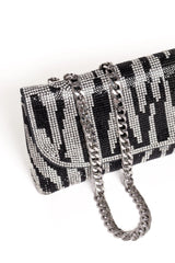 Zara Embellished Bag Zebra
