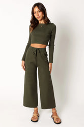 Ayers Long Sleeve Set Olive