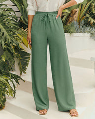 Tide to Me Drawstring Wide Leg Pants