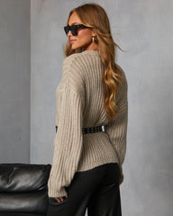 Ormelle Belted Open Front Cardigan