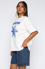 Got That Glow Oversized Tee White