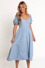 Serenade Midi Dress Blue