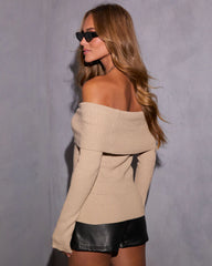 Lucina Knit Off The Shoulder Top