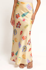 Kinsey Maxi Skirt Yellow