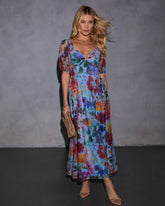 Sweet Blooms Floral Maxi Dress