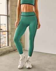 Power Surge Contrast Trim Leggings