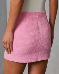 Modern Renewal Tweed Mini Skirt