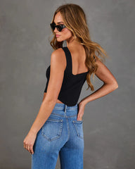 Izara Cropped Corset Top