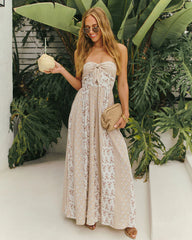 Carmella Strapless Smocked Jumpsuit