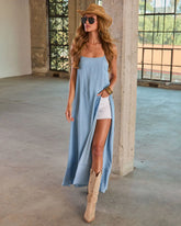 Chelsee Chambray Maxi Top