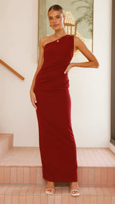 Cataleya Maxi Dress Wine