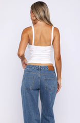 Get Even Tank Top White