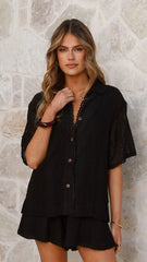 Sylvie Shirt Black