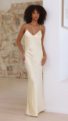 Gisella Maxi Dress Yellow