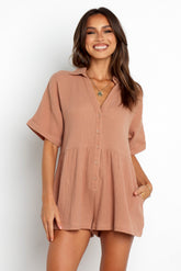 Winny Romper Mocha