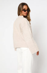 Winters Chill Knit Sweater Oat
