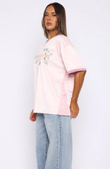 Shes Out Of My League Oversized Jersey Pink