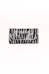 Zara Embellished Bag Zebra
