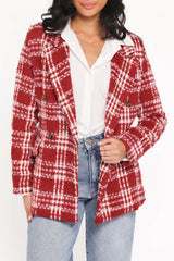 Juliette Blazer Red