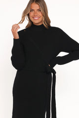 Aerin Knit Dress Black