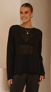 Lakoa Knit Top Black