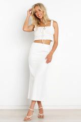 Wye Skirt White
