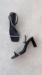 Kaye Heels Black Diamante