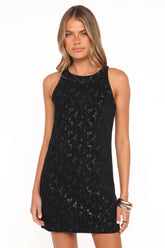Farica Mini Dress Black Floral